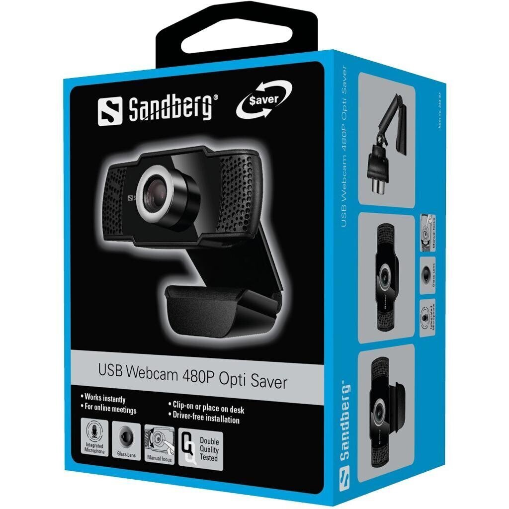 Sandberg 333-97 kaina ir informacija | Kompiuterio (WEB) kameros | pigu.lt