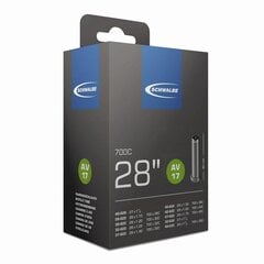 Камера 700c/28" Schwalbe AV17 (28/47-622) цена и информация | Покрышки, шины для велосипеда | pigu.lt