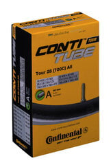 Dviračio Kamera Continental 700c/28"x1.5 - 1.75 (32/47-622) Tour All A40 kaina ir informacija | Dviračių kameros ir padangos | pigu.lt