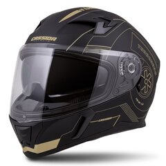 Moto šalmas Cassida Integral 3.0, juodas цена и информация | Шлемы для мотоциклистов | pigu.lt
