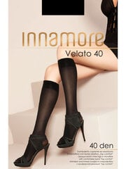 Puskojinės moterims Innamore Velato, juodos, 40 DEN kaina ir informacija | Moteriškos kojinės | pigu.lt