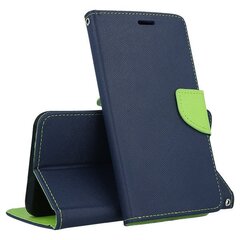 Mocco Fancy Case Чехол Книжка для телефона Apple Iphone 12 / 12 Pro Синий - Зелёный цена и информация | Чехлы для телефонов | pigu.lt