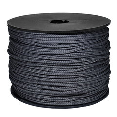 Веревка для вязания 2.5 мм. цвет темно серый(Нр. 21) 200 м. цена и информация | Принадлежности для вязания крючком | pigu.lt
