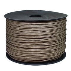 Веревка для вязания 2.5 мм. цвет капучино(Нр. 38) 200 м. цена и информация | Принадлежности для вязания крючком | pigu.lt