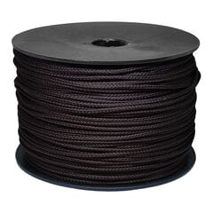 Веревка для вязания 2.5 мм. цвет шоколад(Нр. 40) 200 м. цена и информация | Принадлежности для вязания крючком | pigu.lt