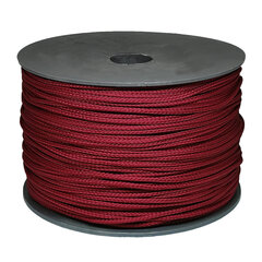 Веревка для вязания 2.5 мм. цвет темно вишневый(Нр. 126) 200 м. цена и информация | Принадлежности для вязания крючком | pigu.lt