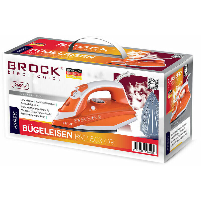 Brock BSI 5503 OR kaina ir informacija | Lygintuvai | pigu.lt