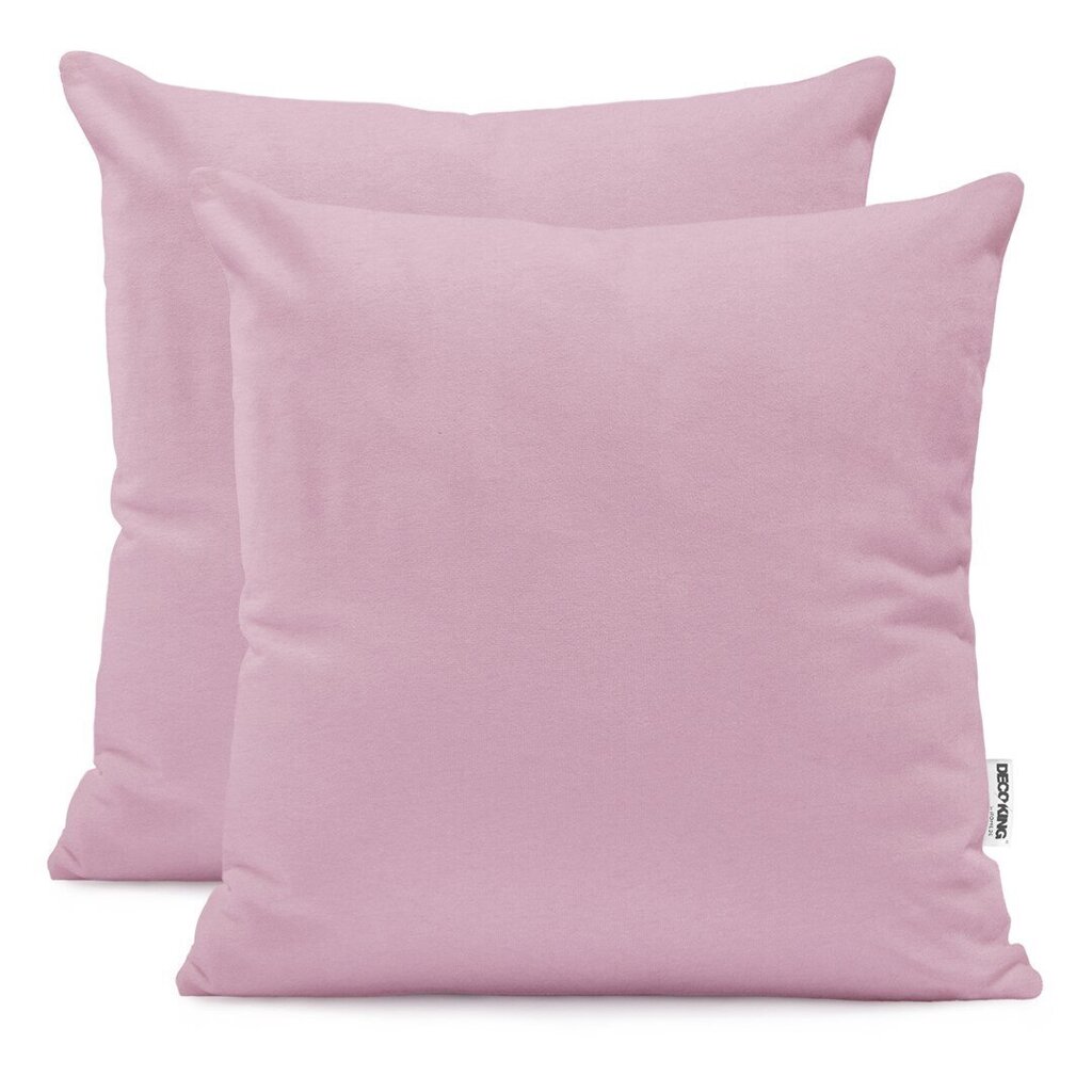 DecoKing dekoratyvinių pagalvėlių užvalkalai Amber, 40x40 cm, 2 vnt цена и информация | Dekoratyvinės pagalvėlės ir užvalkalai | pigu.lt