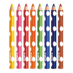 Набор карандашей для самых маленьких, 8 шт., Djeco DJ09004 цена и информация | Принадлежности для рисования, лепки | pigu.lt