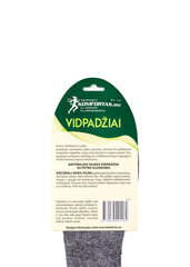 Стельки из натуральной шерсти с фетровой прослойкой цена и информация | Средства для ухода за одеждой и обувью | pigu.lt