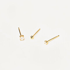 Позолоченные асимметричные серьги Pdpaola Angel Gold BU01-020-U цена и информация | Серьги | pigu.lt