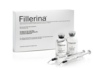 Косметический набор филлеров Fillerina Dermo 2x30 мл, уровень 2 цена и информация | Сыворотки для лица, масла | pigu.lt