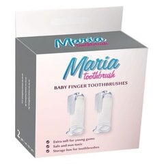 Silikoninis dantų šepetėlis Maria Toothbrush, 2 vnt. kaina ir informacija | Higienos priemonės | pigu.lt