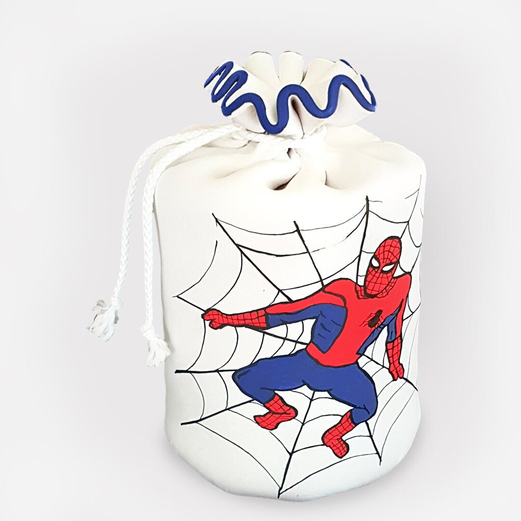 Taupyklė Didelis maišas su vaikišku piešiniu Žmogus-voras цена и информация | Originalios taupyklės | pigu.lt