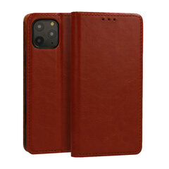 Чехол Leather Book для Samsung Galaxy A72 5G, коричневый цена и информация | Чехлы для телефонов | pigu.lt