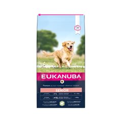 Eukanuba Dog Dry Base Senior vyresniems didelių veislių šunims su ėriena ir ryžiais, 2.5 kg kaina ir informacija | Sausas maistas šunims | pigu.lt