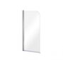 Mobili vonios stiklo sienelė Besco Prime 1 kaina ir informacija | Priedai vonioms, dušo kabinoms | pigu.lt