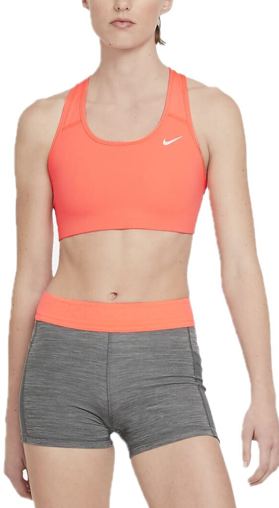 Sportinė liemenėlė moterims Nike Swoosh Bra Non Pad Bright Mango, oranžinė kaina ir informacija | Sportinė apranga moterims | pigu.lt