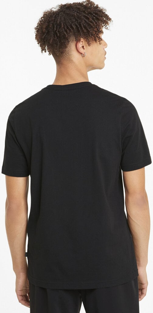 Marškinėliai Puma Ess Logo Tee Black kaina ir informacija | Vyriški marškinėliai | pigu.lt