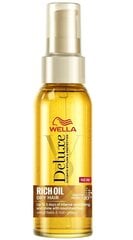 Plaukų formavimo aliejus sausiems plaukams Wella Deluxe Rich Oil, 100 ml kaina ir informacija | Priemonės plaukų stiprinimui | pigu.lt