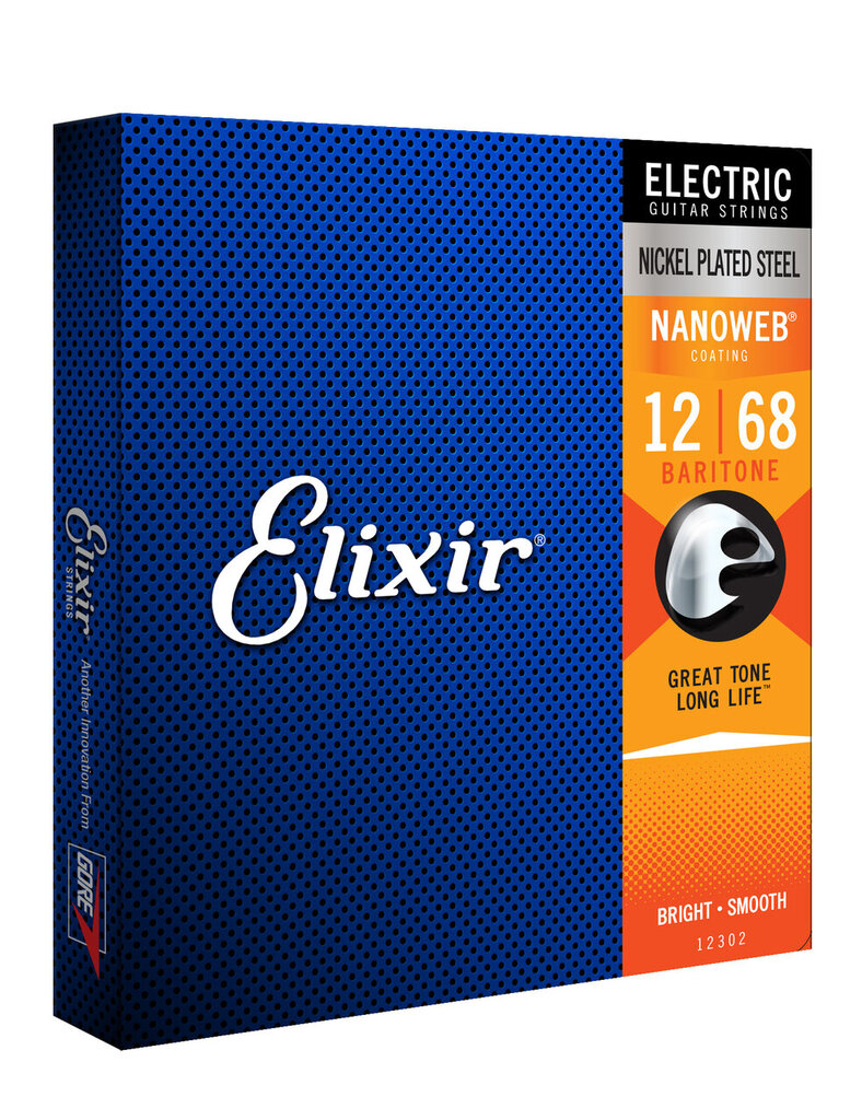 Stygos el. gitarai Elixir 12302 Nanoweb 12-68 цена и информация | Priedai muzikos instrumentams | pigu.lt