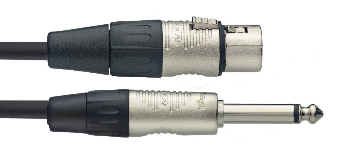 Stagg Rean, XLR/Aux 6.35 mm, 3 m цена и информация | Kabeliai ir laidai | pigu.lt