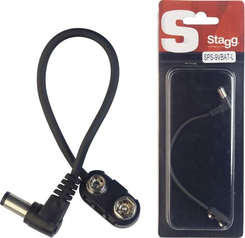 9V baterijos adapteris Stagg SPS-9VBAT-L kaina ir informacija | Priedai muzikos instrumentams | pigu.lt