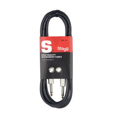 Instrumentinis kabelis Stagg 6.35mm Jack TS - 6.35mm Jack TS 1.5m SGC1,5DL kaina ir informacija | Kabeliai ir laidai | pigu.lt