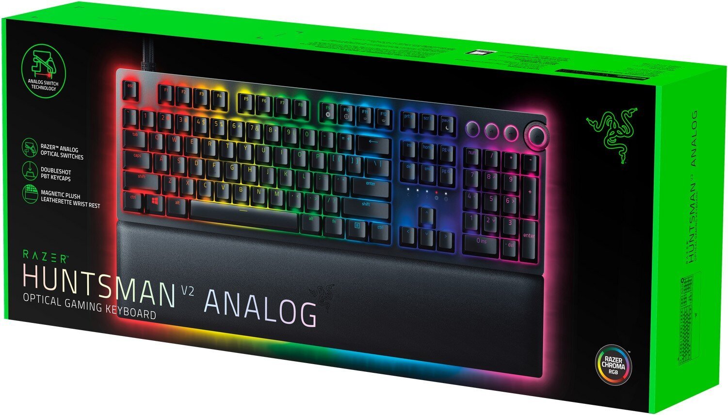 Razer Huntsman V2 Analog RU kaina ir informacija | Klaviatūros | pigu.lt