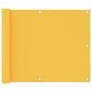 Balkono pertvara, 75x300 cm, geltona kaina ir informacija | Skėčiai, markizės, stovai | pigu.lt
