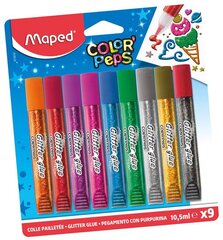 Клей глянцевый Maped Color Peps, 9 шт. цена и информация | Kanceliarinės prekės | pigu.lt