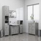 Vonios kambario spintelė, 60x33x80 cm, pilka kaina ir informacija | Vonios spintelės | pigu.lt