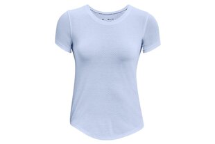 Женская футболка Under Armor Streaker Run Short Sleeve W 1361371438, синяя цена и информация | Женские футболки | pigu.lt