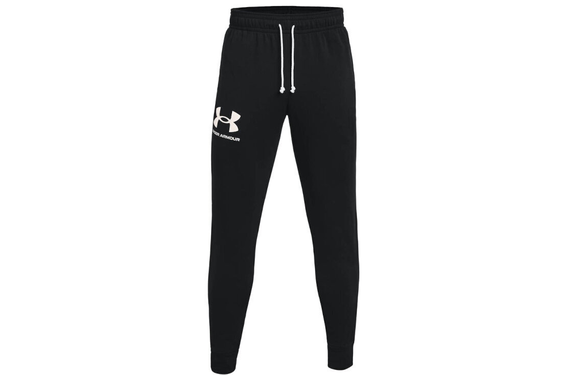 Sportinės kelnės vyrams Under Armour Rival Terry Joggers 1361642-001, juodos kaina ir informacija | Sportinė apranga vyrams | pigu.lt