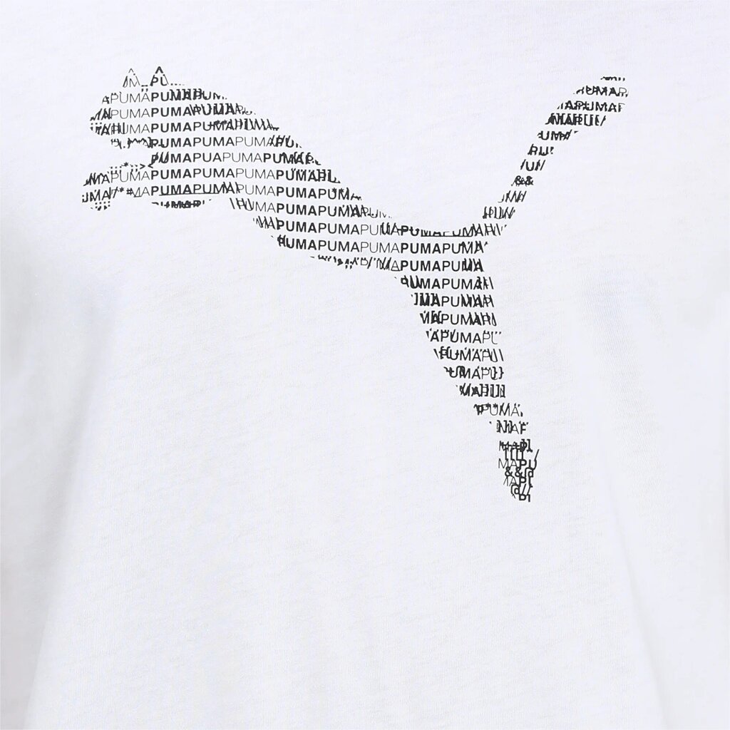 Marškinėliai vyrams Puma Cat Basic Tee White, balti kaina ir informacija | Vyriški marškinėliai | pigu.lt