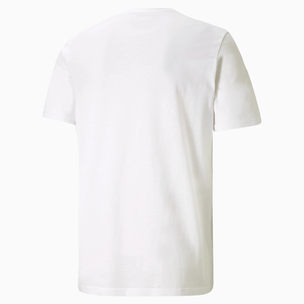 Marškinėliai vyrams Puma Cat Basic Tee White, balti kaina ir informacija | Vyriški marškinėliai | pigu.lt