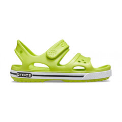 Crocs™ basutės Kids' Crocband II Sandal PS, žalios kaina ir informacija | Basutės vaikams | pigu.lt