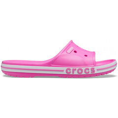 Crocs™ moteriškos šlepetės Bayaband Slide, rožinės kaina ir informacija | Šlepetės moterims | pigu.lt