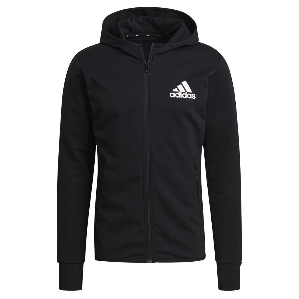 Džemperis vyrams Adidas Full-Zip Aeroready, juodas kaina ir informacija | Džemperiai vyrams | pigu.lt