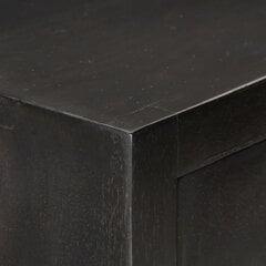 Spintelė su stalčiais, 45x30x105 cm, juoda kaina ir informacija | Svetainės spintelės | pigu.lt