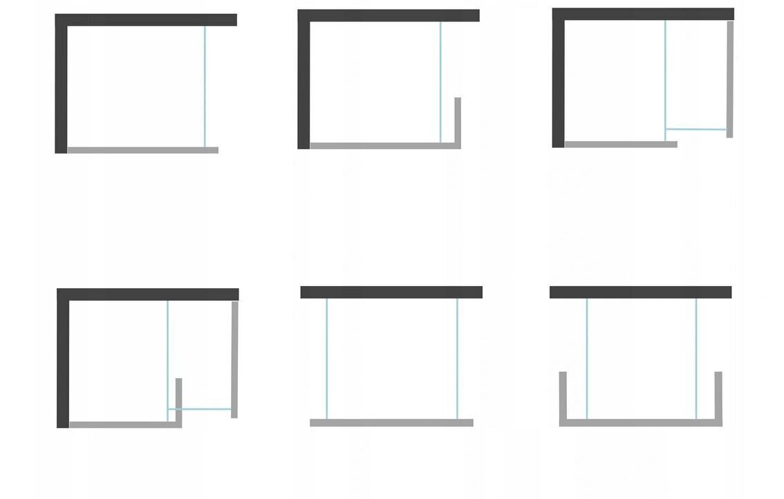 Dušo sienelė Mexen Kioto, black mat frame/gold 50,60,70,80,90,100,110,120,130,140x200 cm kaina ir informacija | Dušo durys ir sienelės | pigu.lt