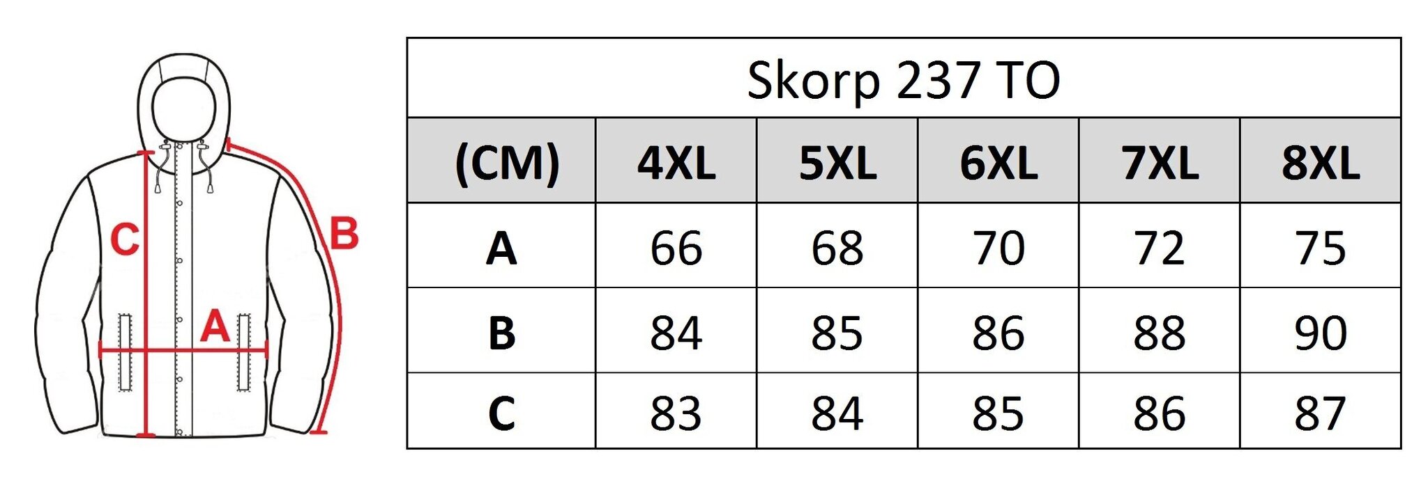 Striukė vyrams Skorp 237-to kaina ir informacija | Vyriškos striukės | pigu.lt