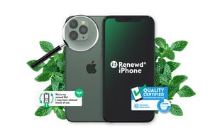 Renewd® iPhone 11 Pro 64GB Midnight Green RND-P15864 kaina ir informacija | Mobilieji telefonai | pigu.lt