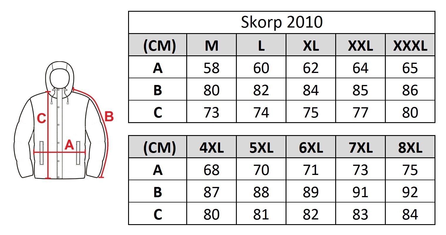 Striukė vyrams Skorp 210 цена и информация | Vyriškos striukės | pigu.lt