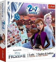 Настольная игра 2в1 Trefl Frozen 2 Ludo Snakes and Ladders / Змеи и Лестницы цена и информация | Настольные игры, головоломки | pigu.lt