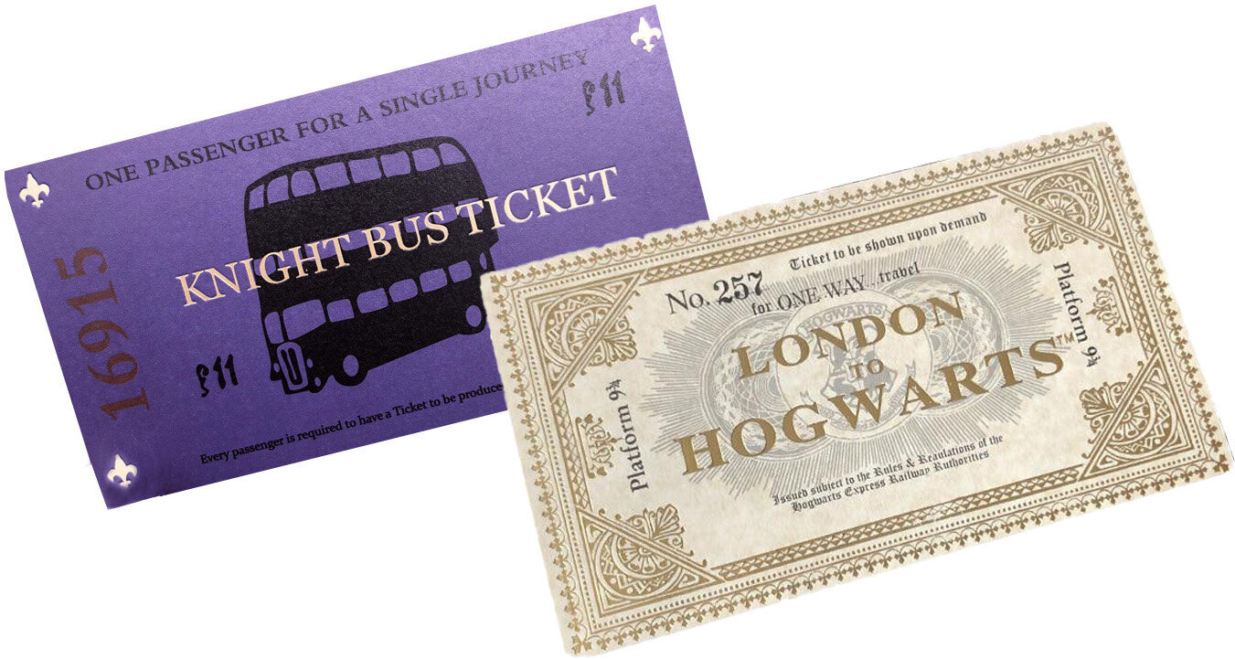 Kortelė Ticket Harry potter 2x Ticket kaina ir informacija | Stalo žaidimai, galvosūkiai | pigu.lt