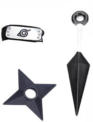 Žaislas Rinkinys Naruto: Kunai + Shuriken + Headband kaina ir informacija | Žaislai berniukams | pigu.lt