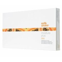 Drėkinamasios sausų plaukų ampulės Milk Shake Moisture Plus, 6 x 12 ml kaina ir informacija | Priemonės plaukų stiprinimui | pigu.lt