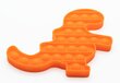 Silikoninis žaislas Pop it, oranžinis Dinozauras цена и информация | Stalo žaidimai, galvosūkiai | pigu.lt