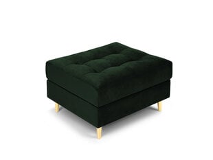 Пуф Milo Casa Santo, темно-зеленый/золотой цена и информация | Кресла-мешки и пуфы | pigu.lt